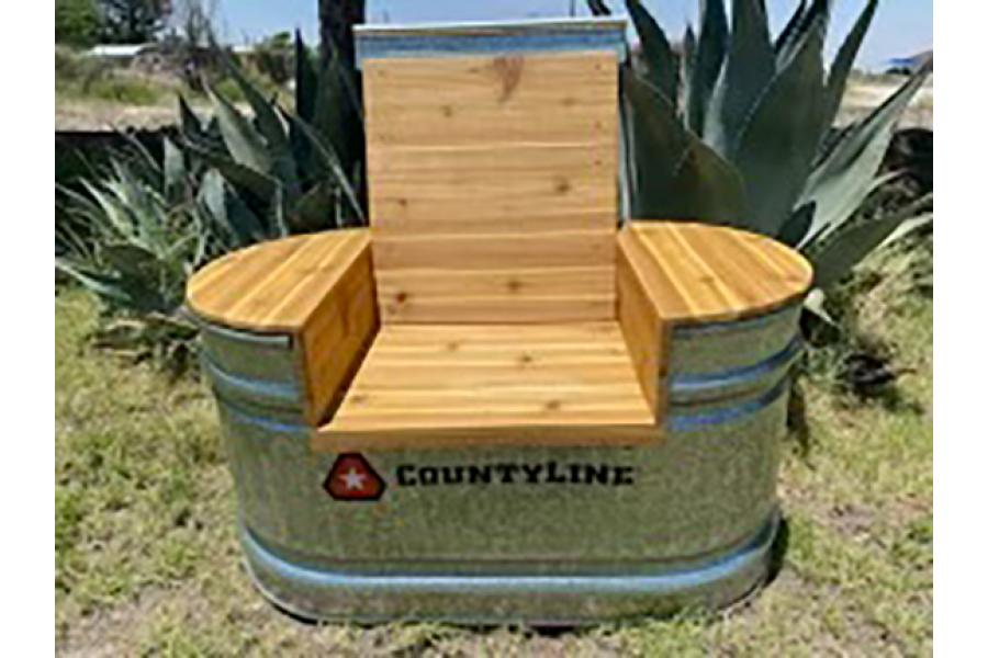 LOT 27 - Custom Outdoor Bench made by Danton Hebert
