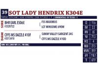 LOT 39 - SOT LADY HENDRIX K304E