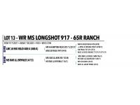 LOT 013 - WR MS LONGSHOT 917 OR LOT 012 - K-5 MISS ARISTACRAT 366/7 -  PICK OR X THE MONEY OF LOTS CHOSEN