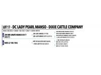 LOT 017 - DC LADY PEARL MANSO