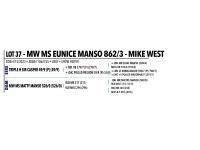 LOT 037 - MW MS EUNICE MANSO 862/3